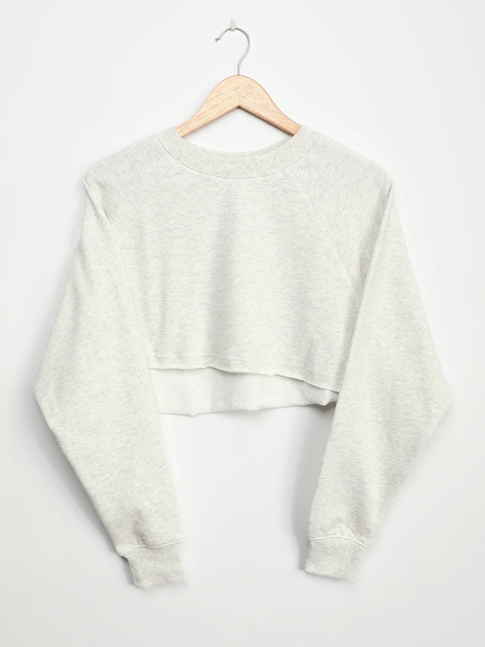 Cropped Pullover Sweatshirt